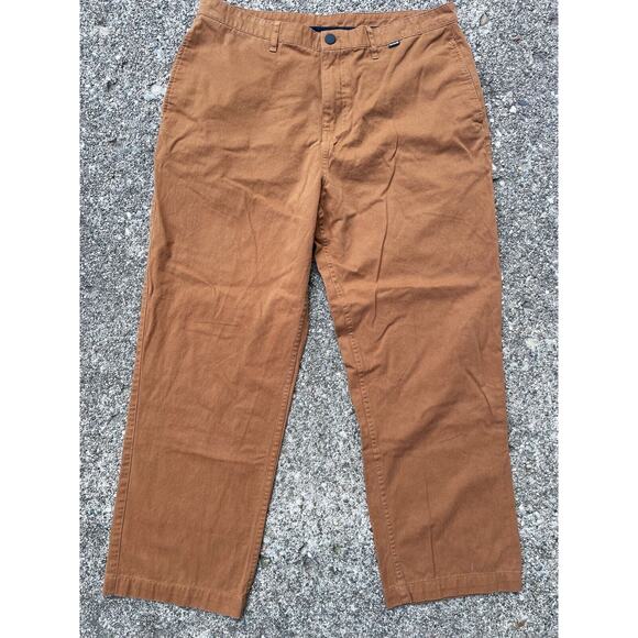 Hurley Pants Chinos Men's Cruiser Pleasure Point Pants Ale Brown Size 36 Waist - Picture 1 of 12